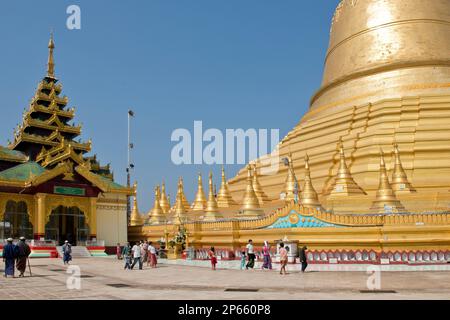 Le Myanmar, Bago, paya Shwemawdaw Banque D'Images