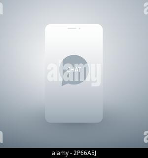 Conception d'applications de chat - réseaux sociaux - communication mobile globale, parler, chatter sur Internet avec l'application de messagerie en ligne Illustration de Vecteur
