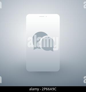 Conception d'applications de chat - réseaux sociaux - communication mobile globale, parler, chatter sur Internet avec l'application de messagerie en ligne Illustration de Vecteur