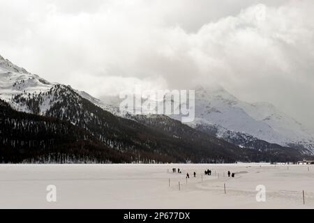 Saint-moritz, Grisons, Suisse Banque D'Images