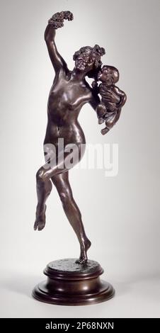 Frederick William MacMonnies, Bacchante et Infant Faun, 1894, bronze. Banque D'Images