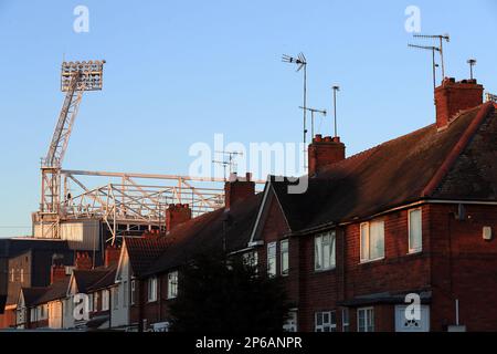 Vue générale du terrain avant le match du championnat Sky Bet aux Hawthorns, West Bromwich. Date de la photo: Mardi 7 mars 2023. Banque D'Images