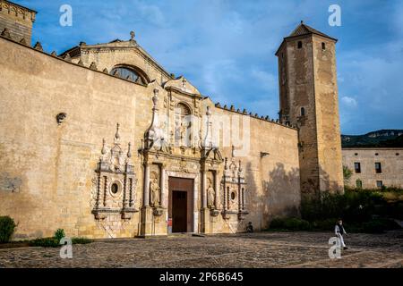 Abbaye royale de Santa Maria de Poblet, Conca de Barbera, Tarragone, Catalogne, Espagne Banque D'Images