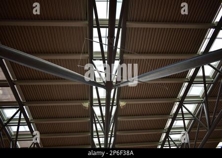 toit d'un aéroport intérieur Banque D'Images