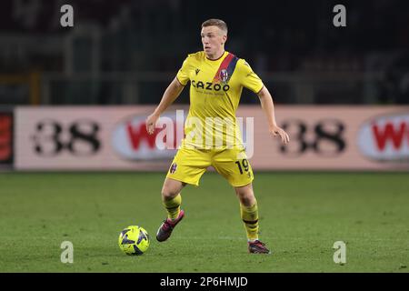 Turin, Italie, le 6th mars 2023. Lewis Ferguson du FC de Bologne pendant le match de la série A au Stadio Grande Torino, Turin. Le crédit photo devrait se lire: Jonathan Moscrop / Sportimage Banque D'Images