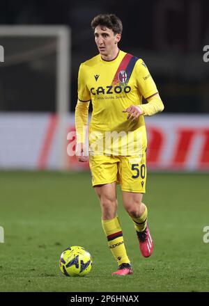 Turin, Italie, le 6th mars 2023. Andrea Cambiaso du FC de Bologne pendant le match de la série A au Stadio Grande Torino, Turin. Le crédit photo devrait se lire: Jonathan Moscrop / Sportimage Banque D'Images