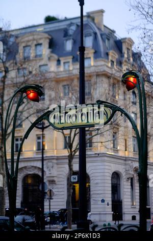 Station de métro Kleber à Paris Banque D'Images