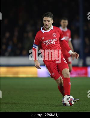 Peterborough, Royaume-Uni. 07th mars 2023. Luke Leahy (ST) au Peterborough United contre Shrewsbury Town EFL League One Match, au Weston Homes Stadium, Peterborough, Cambridgeshire. Crédit : Paul Marriott/Alay Live News Banque D'Images