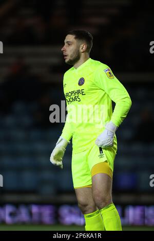 Peterborough, Royaume-Uni. 07th mars 2023. Marko Marosi (ST) au Peterborough United contre Shrewsbury Town EFL League One, au Weston Homes Stadium, Peterborough, Cambridgeshire. Crédit : Paul Marriott/Alay Live News Banque D'Images