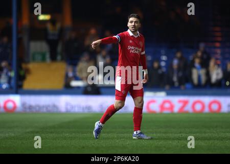Peterborough, Royaume-Uni. 07th mars 2023. Luke Leahy (ST) au Peterborough United contre Shrewsbury Town EFL League One Match, au Weston Homes Stadium, Peterborough, Cambridgeshire. Crédit : Paul Marriott/Alay Live News Banque D'Images