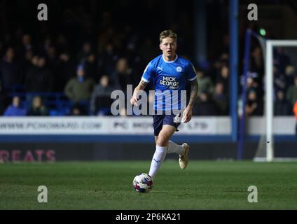 Peterborough, Royaume-Uni. 07th mars 2023. Frankie Kent (pu) au Peterborough United contre Shrewsbury Town EFL League One, au Weston Homes Stadium, Peterborough, Cambridgeshire. Crédit : Paul Marriott/Alay Live News Banque D'Images