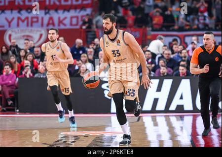 Athènes, Lombardie, Grèce. 7th mars 2023. 33 NIKOLA MIROTIC du FC Barcelone lors de l'Euroligue, Round 27, match entre Olympiacos Pirée et FC Barcelone au stade de la paix et de l'amitié de 7 mars 2023, à Athènes, Grèce. (Credit image: © Stefanos Kyriazis/ZUMA Press Wire) USAGE ÉDITORIAL SEULEMENT! Non destiné À un usage commercial ! Banque D'Images