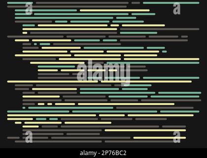 Dessin animé codant des lignes simulées illustration vectorielle Illustration de Vecteur