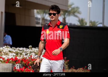 MANAMA, BAHREÏN, circuit de Sakhir, 3. Mars 2023: #16, Charles LECLERC, MCO, Team Scuderia Ferrari, pendant le Grand Prix de Formule 1 de Bahreïn au B Banque D'Images