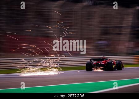 MANAMA, BAHREÏN, circuit de Sakhir, 3. Mars 2023: #16, Charles LECLERC, MCO, Team Scuderia Ferrari, pendant le Grand Prix de Formule 1 de Bahreïn au B Banque D'Images
