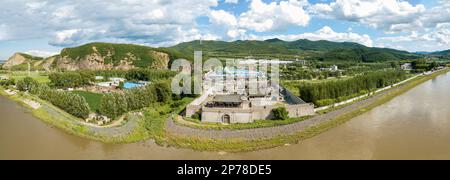 AO et sa période de paysage de la rivière de songhua en été Banque D'Images