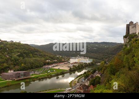 Doubs - Besançon, France : à la frontière de la Suisse et de la France. Historiquement connu comme la capitale de Watch Makers. Sites historiques, Église, Bâtiment Banque D'Images