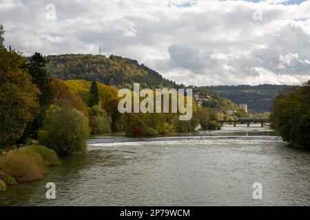 Doubs - Besançon, France : à la frontière de la Suisse et de la France. Historiquement connu comme la capitale de Watch Makers. Sites historiques, Église, Bâtiment Banque D'Images