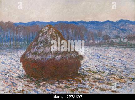 Pile de blé, Claude Monet, 1890-1891, Art Institute of Chicago, Chicago, Illinois, USA, Amérique du Nord, Banque D'Images