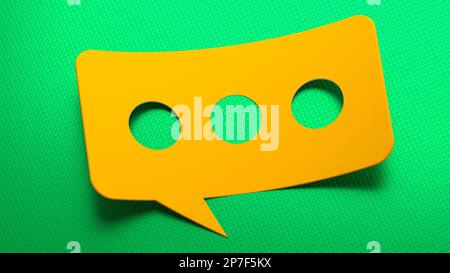 bulle à trois points Banque D'Images