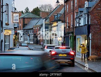 King Street, Southwell, Nottinghamshire, Angleterre, Royaume-Uni Banque D'Images