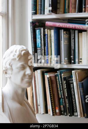 Livres dans la salle de bibliothèque de l'institution royale de Grande-Bretagne, Albermarle Street, Londres © Clarissa Debenham / Alamy Banque D'Images