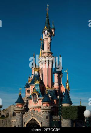 Disneyland Paris, personnages en parade Banque D'Images