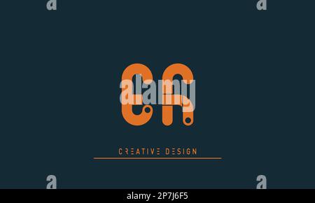 Lettres de l'alphabet initiales Monogram logo EF , FE Illustration de Vecteur