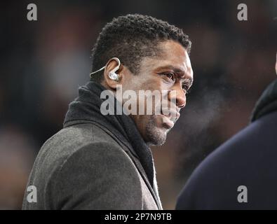 Londres, Royaume-Uni. 8th mars 2023. Clarence Seedorf ancien joueur maintenant TV pundit lors du match de l'UEFA Champions League au Tottenham Hotspur Stadium, Londres. Le crédit photo devrait se lire: David Klein/Sportimage crédit: Sportimage/Alay Live News Banque D'Images