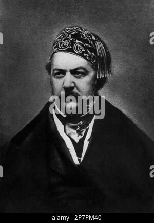 1855 c, RUSSIE : le compositeur russe MIKHAIL GLINKA ( 1804 - 1857 ), connu sous le nom de « Père de l'Ecole nationale russe ». Ses opéras romantiques Une VIE POUR LE TSAR ( IVAN SUSANIN ) et RUSLAN ET LUDMILA sont devenus impérissables classiques en Russie . - COMPOSITORE - OPERA LIRICA - CLASSICA - CLASSIQUE - PORTRAIT - RITRATTO - MUSICISTA - MUSICA - barba - barbe - baffi - moustache - chapeau - cappello - CRAVATTA - CRAVATE --- ARCHIVIO GBB Banque D'Images