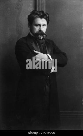 1890 c, ALLEMAGNE : le célèbre chef de musique hongrois - allemand ARTHUR NIKISCH ( 1855 - 1922 ). - NIKISH - Beethoven - DIRETTORE d'orchestre - MUSICISTA - OPERA LIRICA - MUSICA CLASSICA - classique - THÉÂTRE - TEATRO - Barbe --- Archivio GBB Banque D'Images