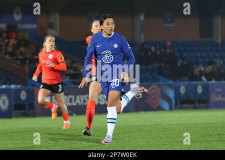 Londres, Royaume-Uni. 08th mars 2023. Stade Kingsmeadow, Londres, 08 mars 2023 Sam Kerr (CHE, 20) lors d'un match WSL à Kingsmeadow, entre Chelsea et Brighton Hove Albion. (Bettina Weissensteiner/SPP) crédit: SPP Sport presse photo. /Alamy Live News Banque D'Images