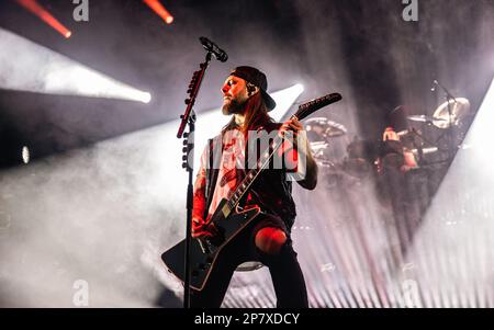 Southampton, Royaume-Uni. 08th mars 2023. Bullet for My Valentine se produit au Guildhall Southampton O2 08.03.2023. Crédit : Charlie Raven/Alay Live News Banque D'Images