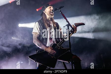 Southampton, Royaume-Uni. 08th mars 2023. Bullet for My Valentine se produit au Guildhall Southampton O2 08.03.2023. Crédit : Charlie Raven/Alay Live News Banque D'Images