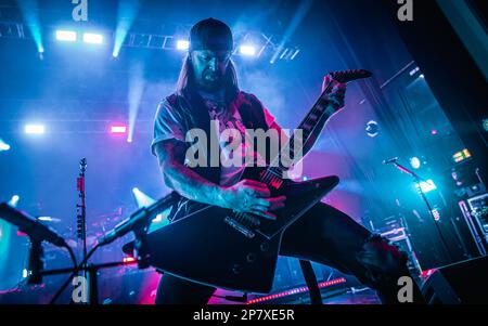 Southampton, Royaume-Uni. 08th mars 2023. Bullet for My Valentine se produit au Guildhall Southampton O2 08.03.2023. Crédit : Charlie Raven/Alay Live News Banque D'Images