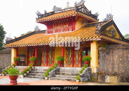 Vietnam, Hue, tombe de Minh Mang, Banque D'Images