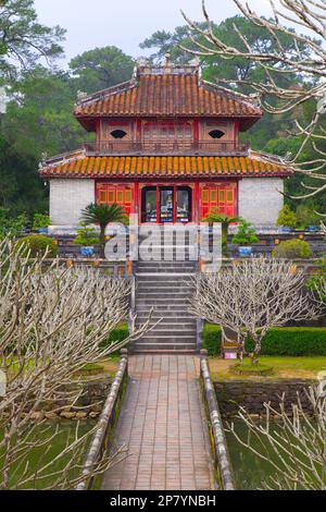 Vietnam, Hue, tombe de Minh Mang, Banque D'Images