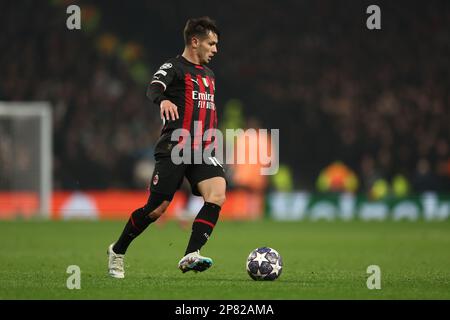 Stade Tottenham Hotspur, Londres, Royaume-Uni. 8th mars 2023. Champions League football, Round of 16, second Leg, Tottenham Hotspur versus AC Milan; Brahim Diaz de Milan crédit: Action plus Sports/Alay Live News Banque D'Images