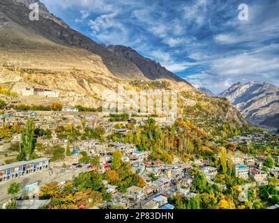 Hunza était un État princier, bordant la Chine au nord-est et Pamir au nord-ouest, qui continua de survivre jusqu'en 1974, quand il fut enfin Banque D'Images