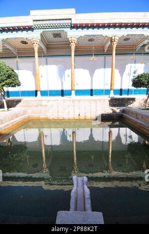 Shah-i Naqshband Tomb dans la banlieue de Boukhara, Ouzbékistan. Banque D'Images