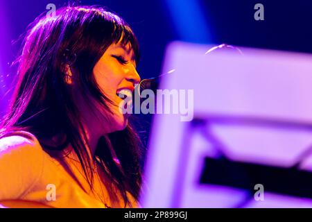 Milan, Italie. 08th mars 2023. Le chanteur-compositeur philippin-britannique Beabadoobee - nom réel Beatrice Kristi Ilejay Laus - en concert à Magazzini Generali à Milan, Italie, on 08 mars 2023 (photo de Mairo Cinquetti/NurPhoto) crédit: NurPhoto SRL/Alay Live News Banque D'Images