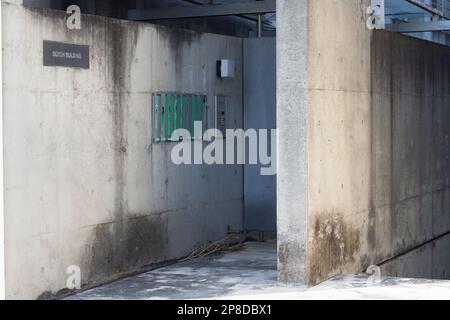 TOKYO, JAPON - 8 mars 2023 : entrée au bâtiment Gotoh (musée d'art Gotoh). Conçu par Sir David Chippperfield, il est à Matsudo City. Banque D'Images