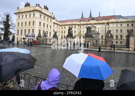 Prague, République tchèque. 09th mars 2023. Les invités arrivent pour l'inauguration du président élu Peter Paul, 9 mars 2023, au château de Prague. Crédit : Michal Kamaryt/CTK photo/Alay Live News Banque D'Images