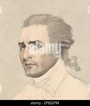 Portrait Etude de John Philip Kemble par Thomas Rowlandson Banque D'Images