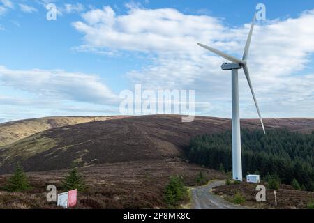 Parc d'attractions Bowbeat Hill dans les collines de Moorfoot, en Écosse Banque D'Images