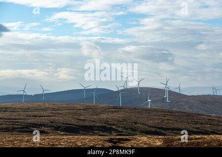 Parc d'attractions Bowbeat Hill dans les collines de Moorfoot, en Écosse Banque D'Images