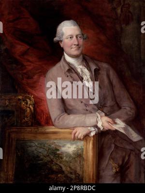 Portrait de James Christie (1730 - 1803) 1778 par Thomas Gainsborough Banque D'Images