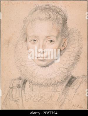 Clara Serena, fille de Rubens (nommée Maid of Honor of Infanta Isabella), c. 1623 1620s par Peter Paul Rubens Banque D'Images