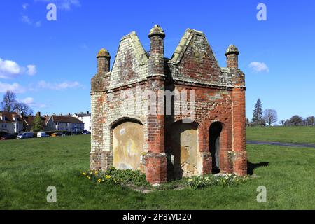 Vue sur le bâtiment du conduit, village de long Melford, comté de Suffolk, Angleterre, Royaume-Uni Banque D'Images