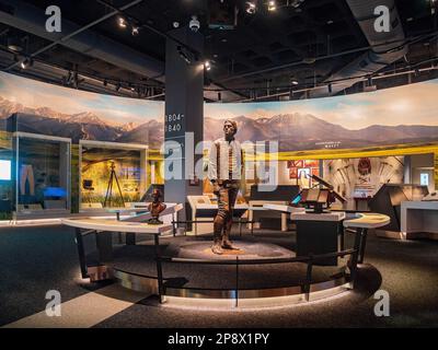 Missouri, 23 2023 FÉVRIER - vue intérieure de l'arche de la porte Banque D'Images